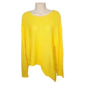 Misslook Yellow Long Sleeve Yellow Knit Sweater‎ Women's Size L